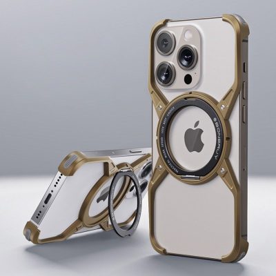 16 Series Titanium Cooling Bracket Shockproof Durable Premium Phone Case
