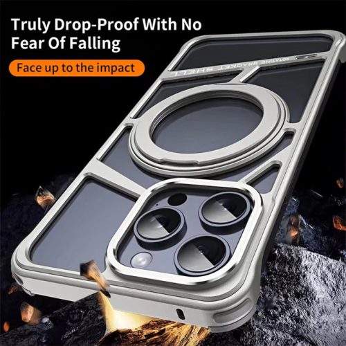 Luxury Magnetic Suction Rotating Bracket Case with Stand Holder photo review