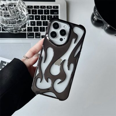 Sleek Minimalist Flame Shock-Proof Durable Metal Case
